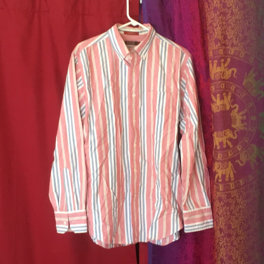 Cremieux 100% cotton long sleeve button up